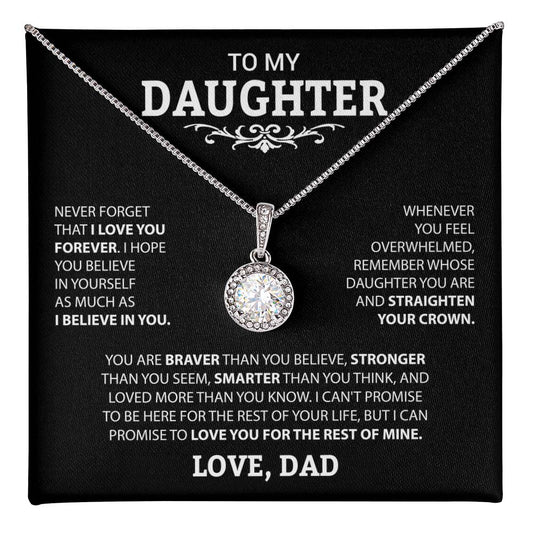 TO MY DAUGHTER | Eternal Hope Necklace | NEVER FORGET