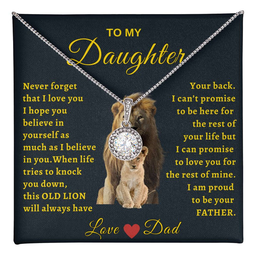 To My Daughter | From Dad | Eternal Hope Necklace | Gift for Daughter