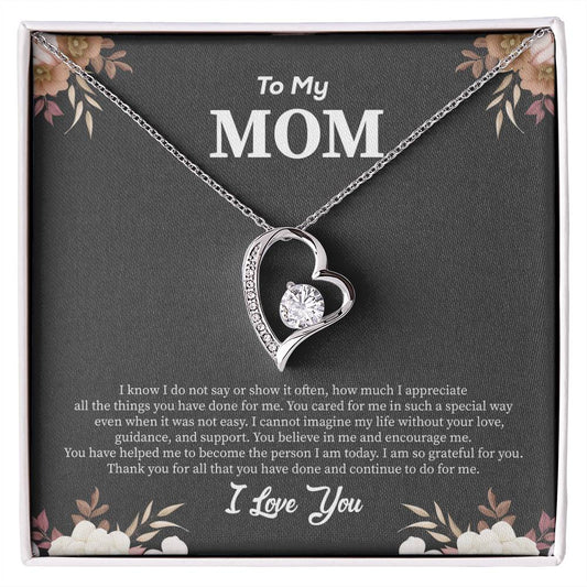 TO MY MOM | Forever Love Necklace | I KNOW I DON'T SAY